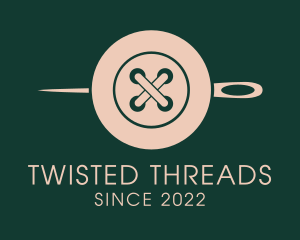 Cross Thread Button logo design