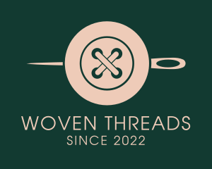 Cross Thread Button logo design