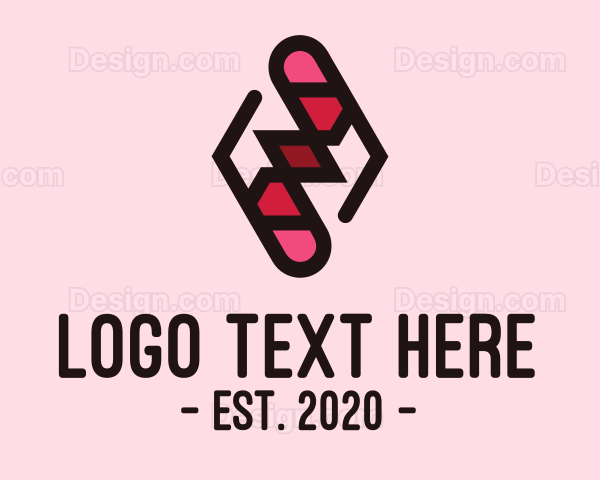 Diamond Ruby Gemstone Logo