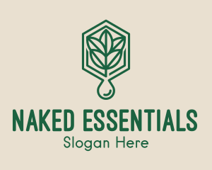 Natural Plant Oil Extract logo design