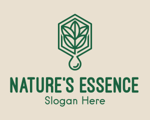 Natural Plant Oil Extract logo design