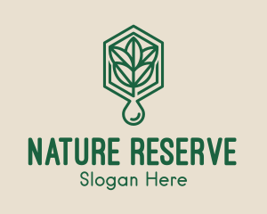 Natural Plant Oil Extract logo design