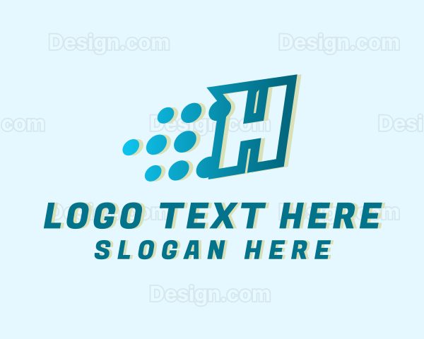 Modern Tech Letter H Logo