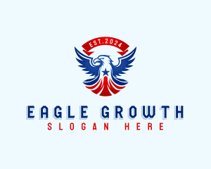 Freedom Eagle Patriot logo design