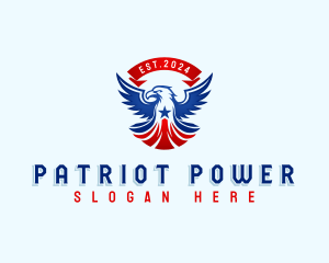 Freedom Eagle Patriot logo design