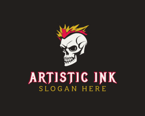 Punk Skull Tattoo logo