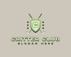 Golf Club Shield logo design