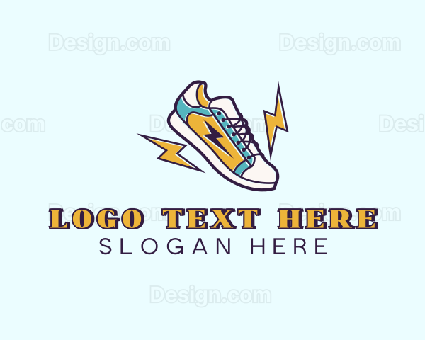 Lightning Bolt Sneakers Logo