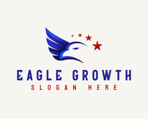 Patriot Eagle Wing logo design