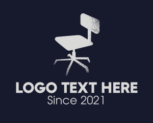 Gray Rustic Office Chair  logo