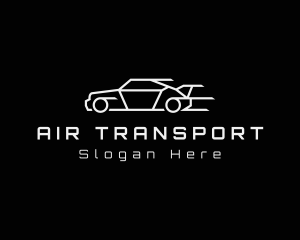 Fast Gray Car logo design