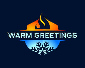 Fire Ice Temperature logo design