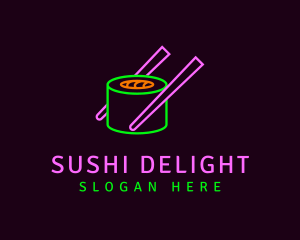 Neon Sushi Chopsticks logo
