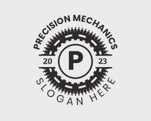 Industrial Mechanical Gear logo design