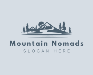 Sunrise Mountain Camping logo design