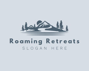 Sunrise Mountain Camping logo design