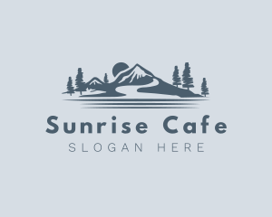 Sunrise Mountain Camping logo design