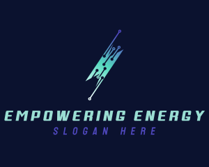 Lightning Bolt Technology logo design