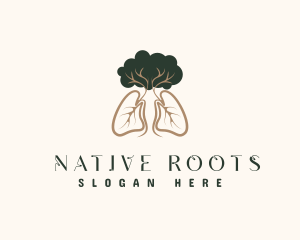 Natural Tree Lung logo design