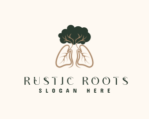 Natural Tree Lung logo design