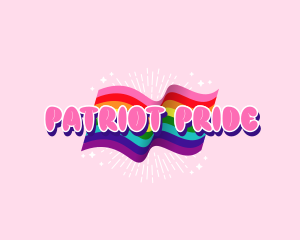 Rainbow Pride Flag logo design