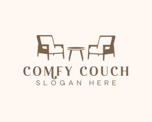 Furniture Chair Carpentry logo design