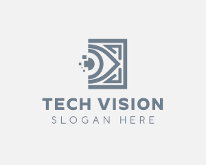 Pixel Eye Technology logo design