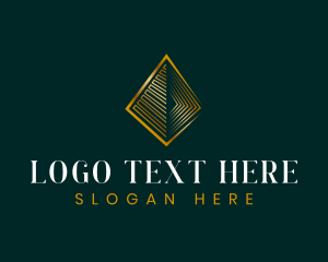 Geometric Pyramid Triangle logo