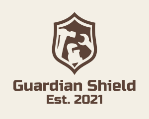 Repair Tools Shield logo design