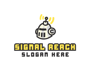 Gamer Robot Signal logo design