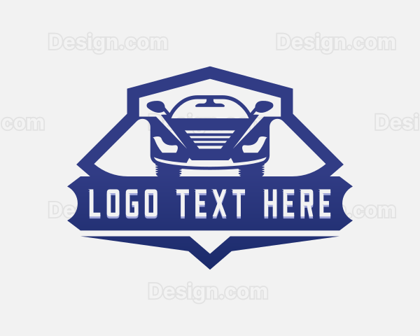 Sports Car Racing Vehicle Logo