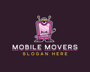 Monster Mobile Phone logo design