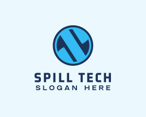 Tech Crypto Letter S logo design