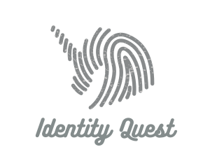 Grey Unicorn Fingerprint logo design