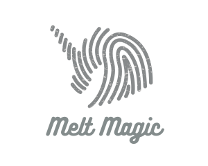 Grey Unicorn Fingerprint logo design