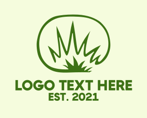 Lawn Grass Weeds logo