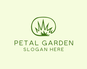 Lawn Grass Weeds logo design