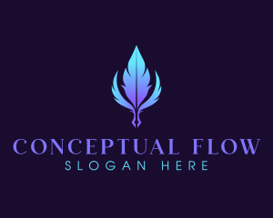 Quill  Pen Feather Writing logo