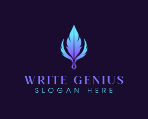 Quill  Pen Feather Writing logo