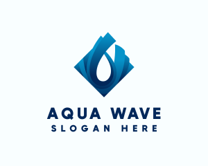 Water Droplet Liquid logo