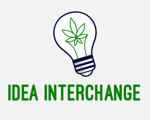 Cannabis Light Bulb Dispensary  logo design