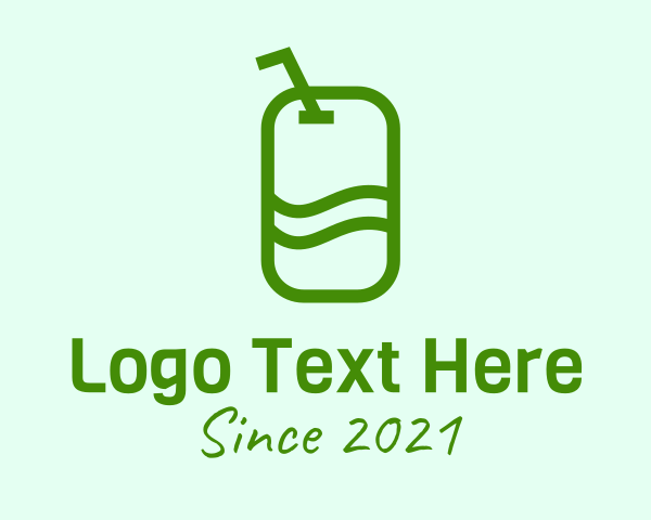 Green Mobile Drink  logo