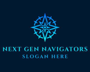 Modern Navigation Compass logo