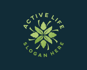 Organic Herbal Leaves  logo