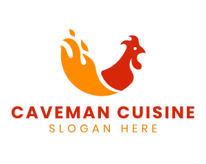 Chicken Fire Cuisine logo design