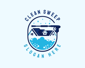 Cleaning Power Washer logo design