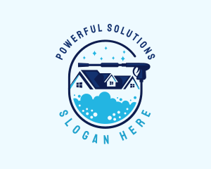 Cleaning Power Washer logo design