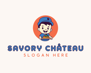 Pancake Boy Restaurant logo design