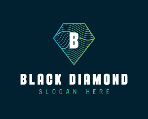 Generic Diamond Waves logo design