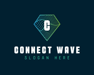 Generic Diamond Waves logo design